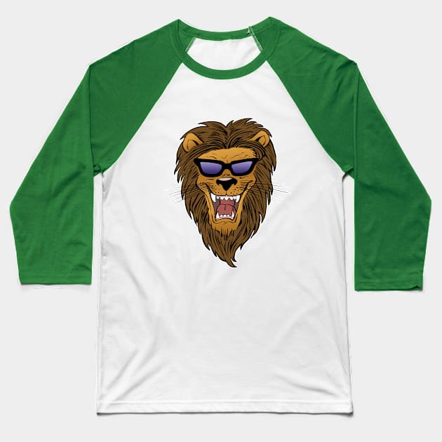 Mr. Lion Baseball T-Shirt by Vick Debergh